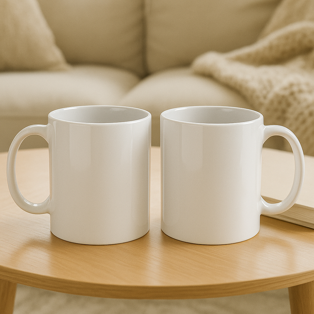 "You're My Person" White Glossy Couple 11 oz Mug Set